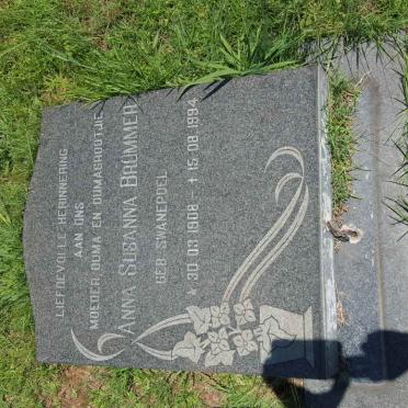 BRUMMER Anna Susanna nee SWANEPOEL 1908-1994
