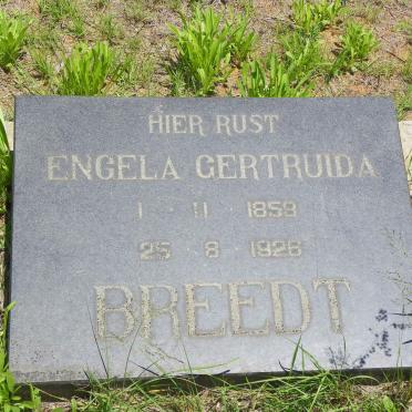 BREEDT Engela Gertruida 1859-1926
