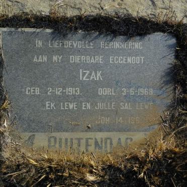 BUITENDAG Izak 1913-1968