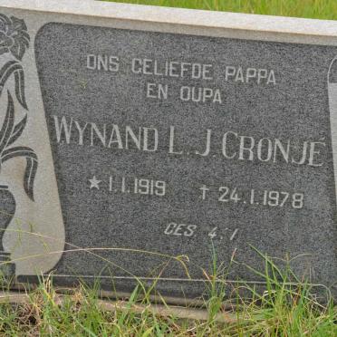 CRONJE Wynand L.J. 1919-1978