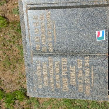 CRONJE David Pieter 1867-1947