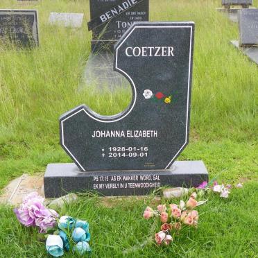 COETZER Johanna Elizabeth 1928-2014