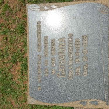 COETZER Catharina nee KRAAYENBURG 1888-19??