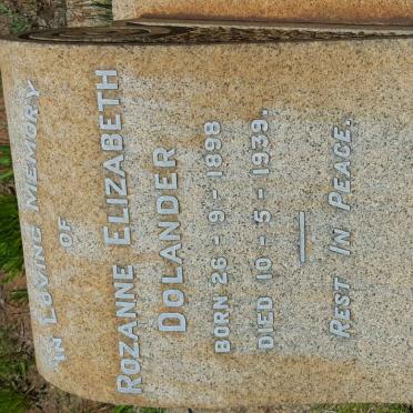 DOLANDER Rozanne Elizabeth 1898-1939