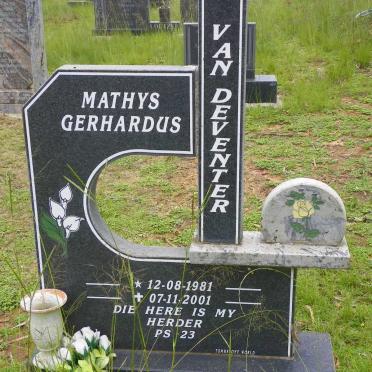 DEVENTER Mathys Gerhardus, van 1981-2001