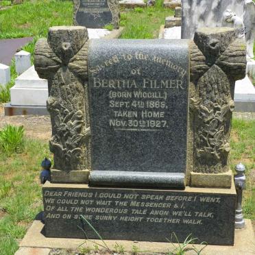 FILMER Bertha nee WIGGILL 1865-1927