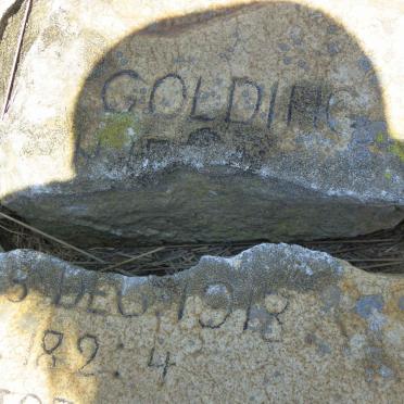 GOLDING Abel D. -1918