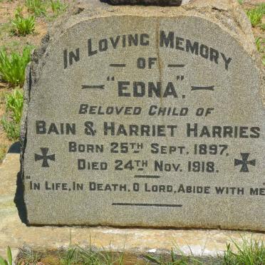 HARRIES Edna 1897-1918