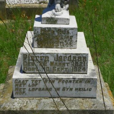 JORDAAN Jean Pierre 1921-1924