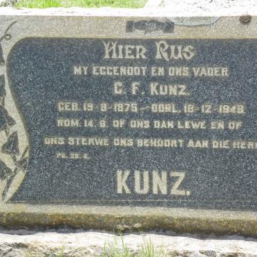 KUNZ C.F. 1875-1948