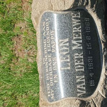 MERWE Leon, van der 1931-1969