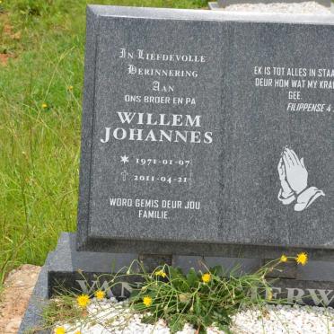 MERWE Willem Johannes, van der 1971-2011