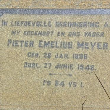 MEYER Pieter Emelius 1896-1948