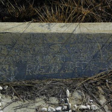 NIEKERK Gerhardus J., van 1894-1970