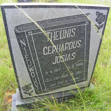 NIEUWOUDT Theunis Gerhardus Josias 1917-1986