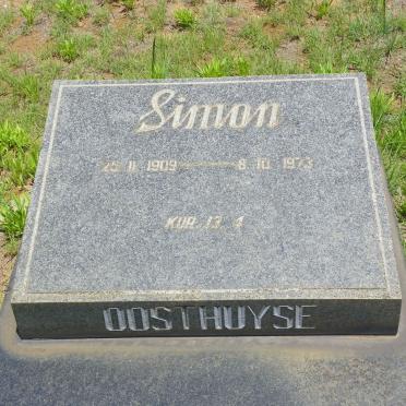OOSTHUYSE Simon 1909-1973