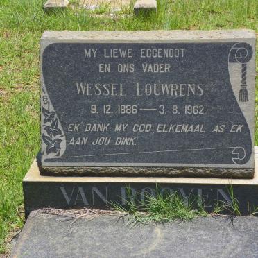 ROOYEN Wessel Louwrens, van 1886-1962