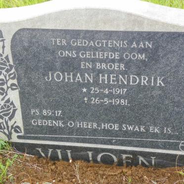 VILJOEN Johan Hendrik 1917-1981