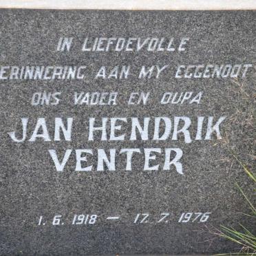 VENTER Jan Hendrik 1918-1976