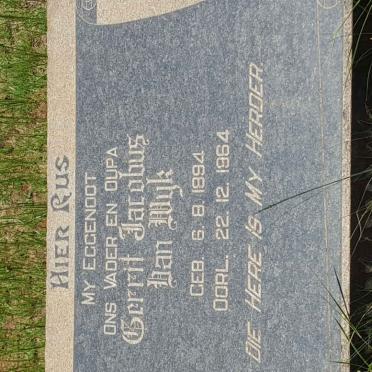 WYK Gerrit Jacobus, van 1894-1964