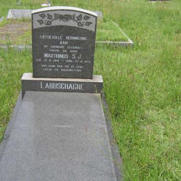 LABUSCHAGNE Marthinus S.J. 1914-1979