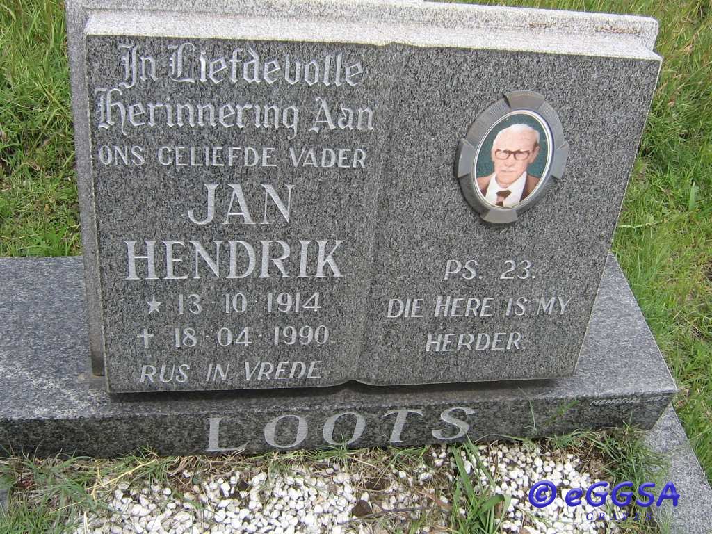 LOOTS Jan Hendrik 1914-1990