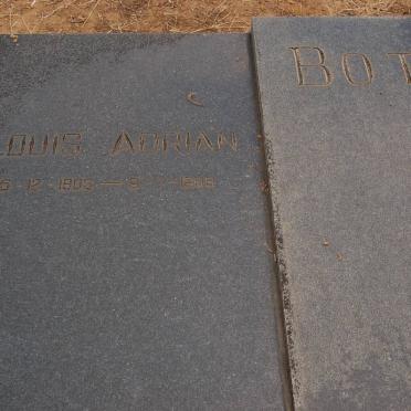 BOTHA Louis Adrian 1903-1969