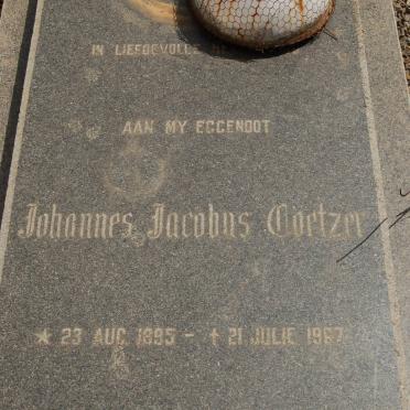 COETZER Johannes Jacobus 1895-1967