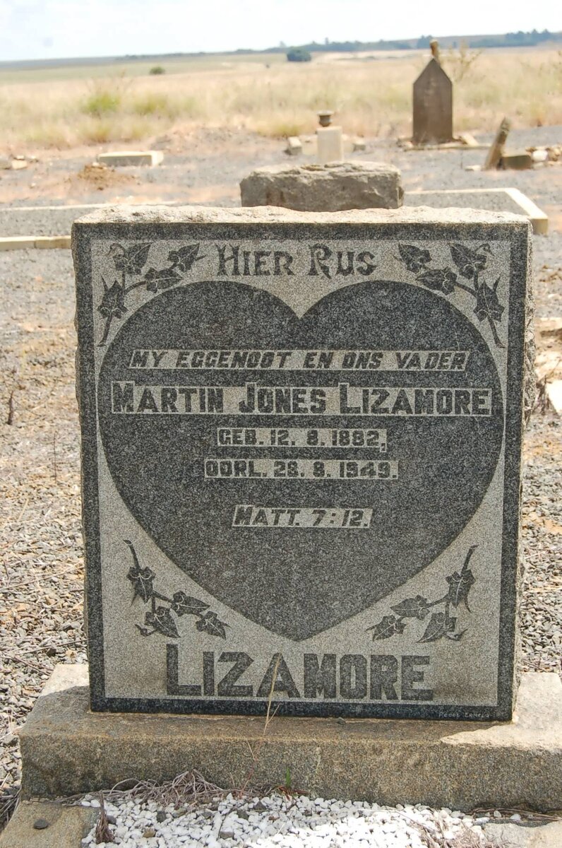 LIZAMORE Martin Jones 1882-1949