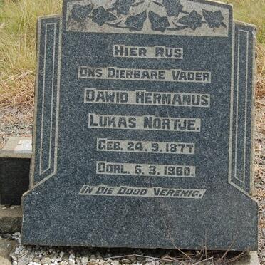 NORTJE Dawid Hermanus Lukas 1877-1960