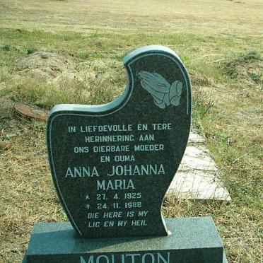 MOUTON Anna Johanna Maria 1925-1988