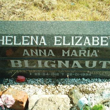 BLIGNAUT Helena Elizabeth Anna Maria 1912-1994