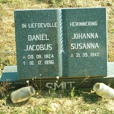 SMIT Daniel Jacobus 1924-1996 &amp; Johanna Susanna 1942-