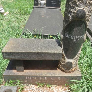 BOOYSEN Hendrik G.R. 1906-1976