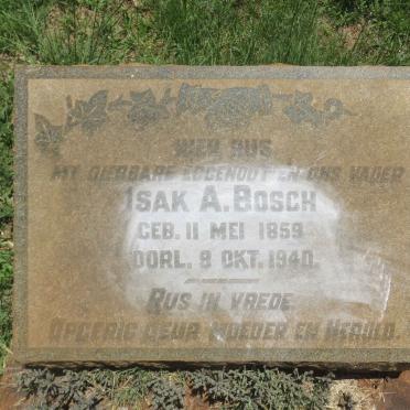 BOSCH Isak A. 1859-1940