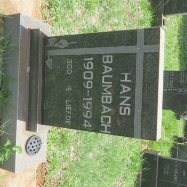 BAUMBACH Hans 1909-1994