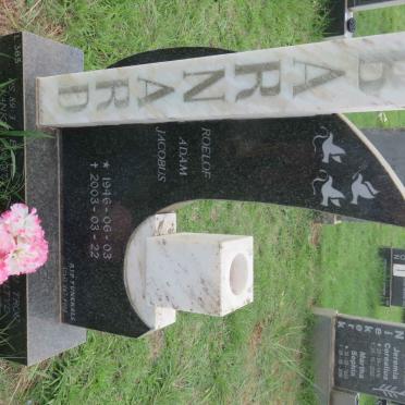 BARNARD Roelof Adam Jacobus 1946-2003