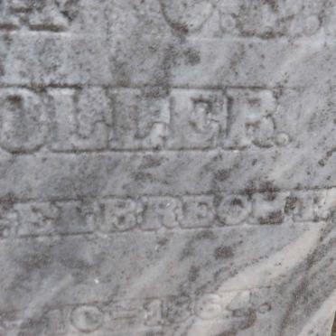 COLLER Johanna C.E.S., van nee ENGELBRECHT 1864-1931