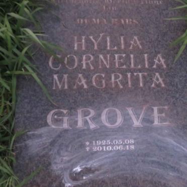 GROVE Hylia Cornelia Magrita 1925-2010
