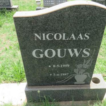 GOUWS Nicolaas 1959-1997