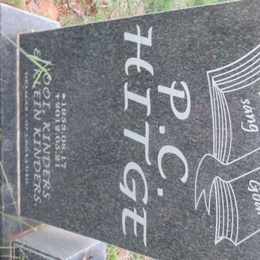 HITGE P.C. 1953-2012