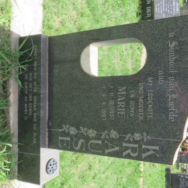 KRAUSE Marie 1937-1997