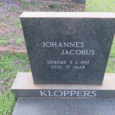 KLOPPERS Johannes Jacobus 1907-