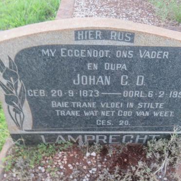 LAMPRECHT Johan C.D. 1873-1959
