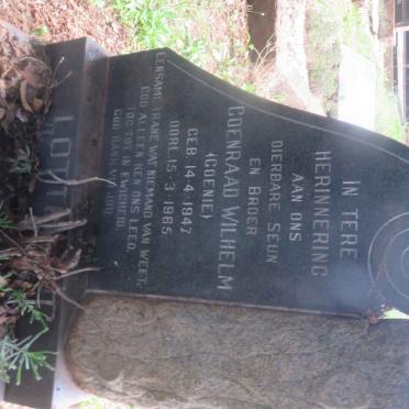 LOTTERING Coenraad Wilhelm 1947-1965