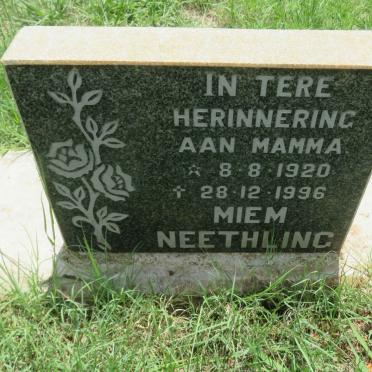 NEETHLING Miem 1920-1996