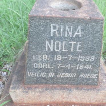 NOLTE Rina 1939-1941