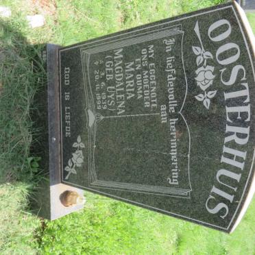 OOSTERHUIS Maria Magdalena nee UYS 1939-1999