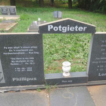 POTGIETER Phillipus 1933-2008 &amp; Loret 1935-2001