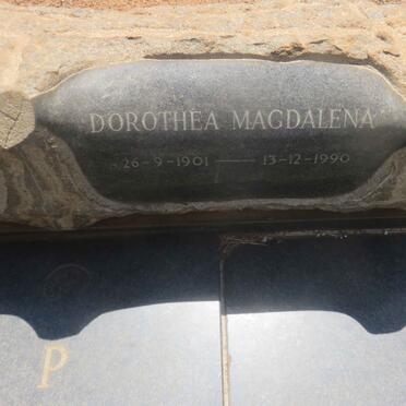 PRINSLOO Willem Petrus 1898-1975 &amp; Dorothea Magdalena 1901-1990